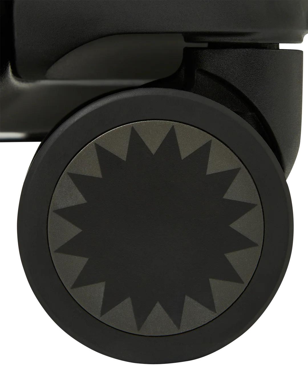Sprayground REALITY CHECK SHARKITECTURE FULL-SIZE JETBLACK LUGGAGE (GUNMETAL HARDW