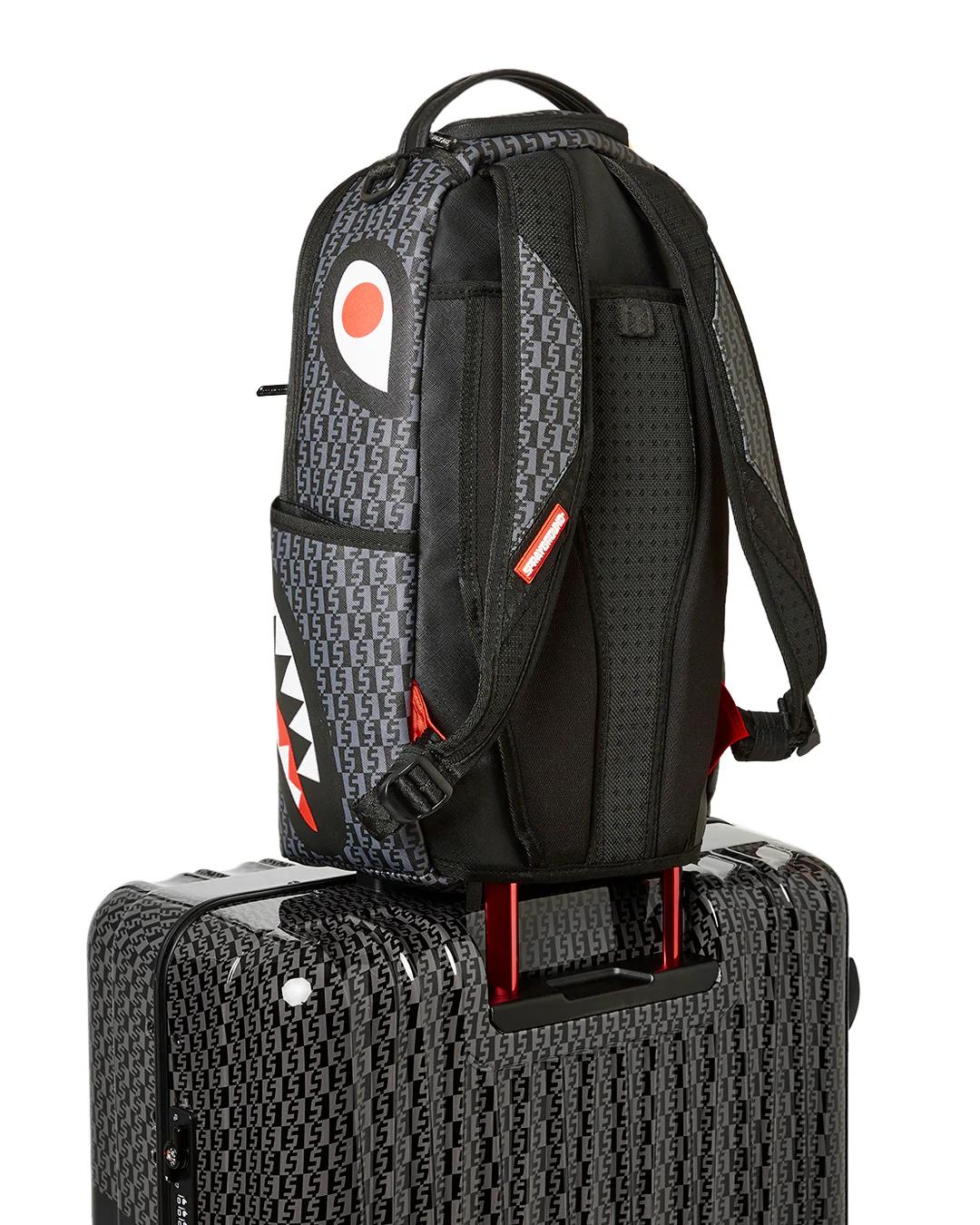 Sprayground SPRAYGATTI REVV SHARKNAUTICS HARDSHELL FULL-SIZE LUGGAGE