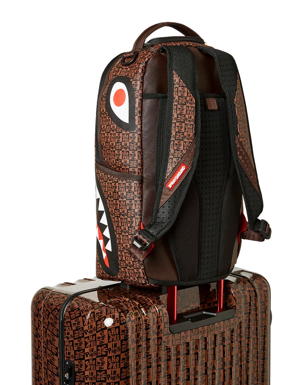 Sprayground FRENZY SHARKS SHARKNAUTICS HARDSHELL FULL-SIZE LUGGAGE