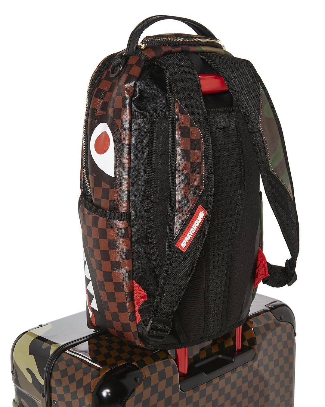Sprayground JUNGLE PARIS 2 PC LUGGAGE SET (CARRY-ON & FULL-SIZE)