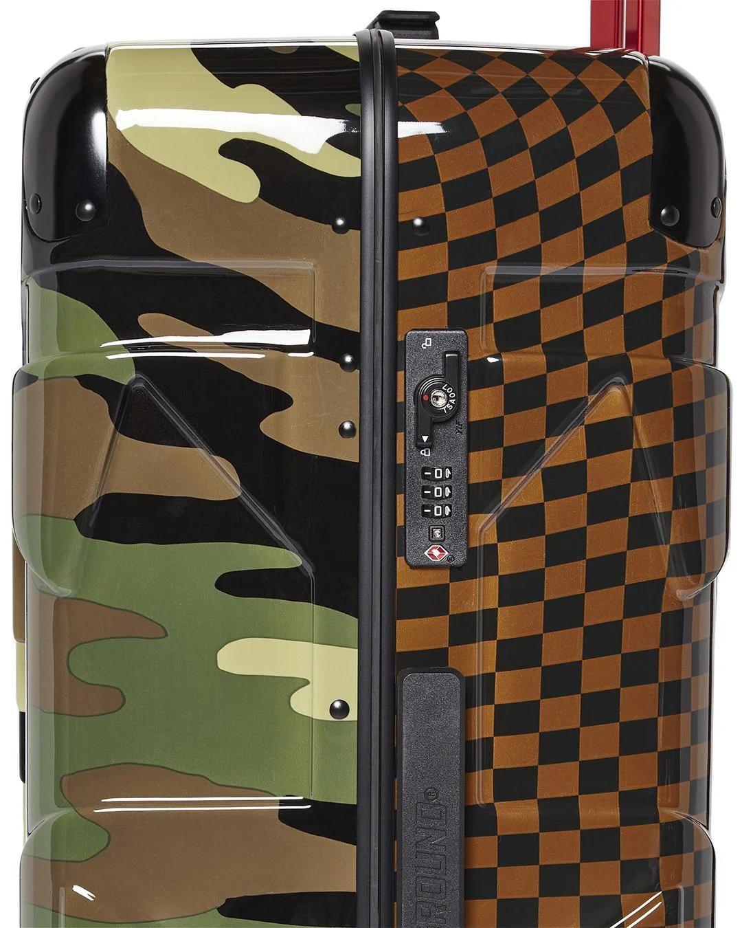 Sprayground JUNGLE PARIS 29.5” FULL-SIZE SHARKITECTURE LUGGAGE