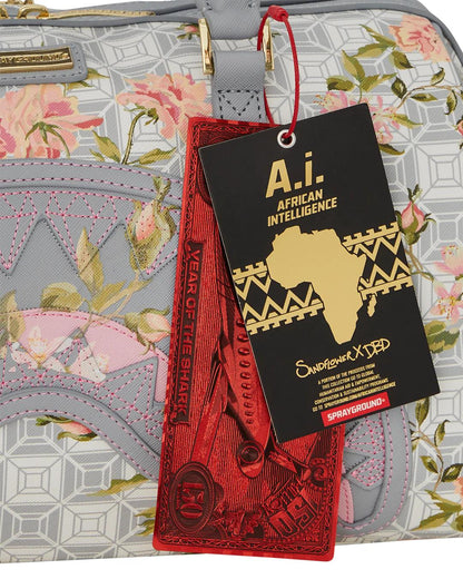 Sprayground A.I. AFRICAN INTELLIGENCE ELEGANT ENERGY MINI DUFFLE - SANDFLOWER COLL