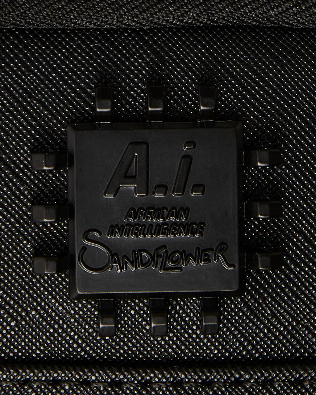 Sprayground A.I. AFRICAN INTELLIGENCE SHARKS OF THE GOLD OCEAN BACKPACK - SANDFLOW