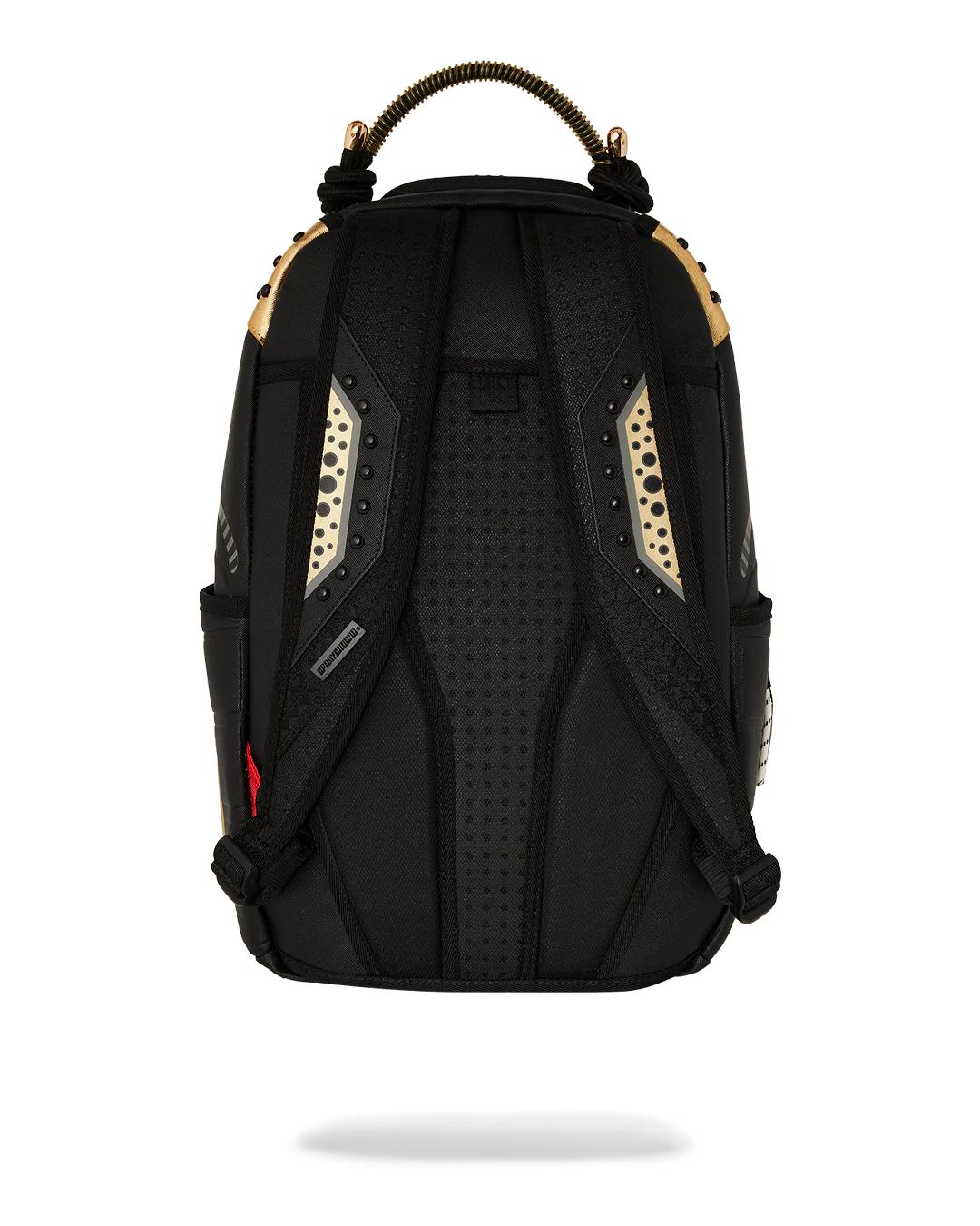 Sprayground A.I. AFRICAN INTELLIGENCE SHARKS OF THE GOLD OCEAN BACKPACK - SANDFLOW