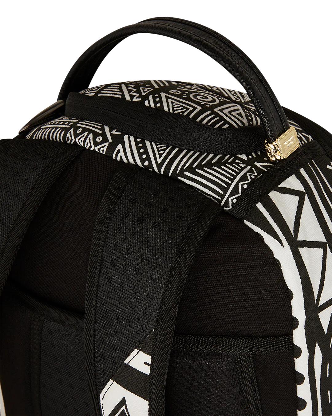 Sprayground A.I. AFRICAN INTELLIGENCE THE SKYHAWK BACKPACK - SANDFLOWER COLLAB