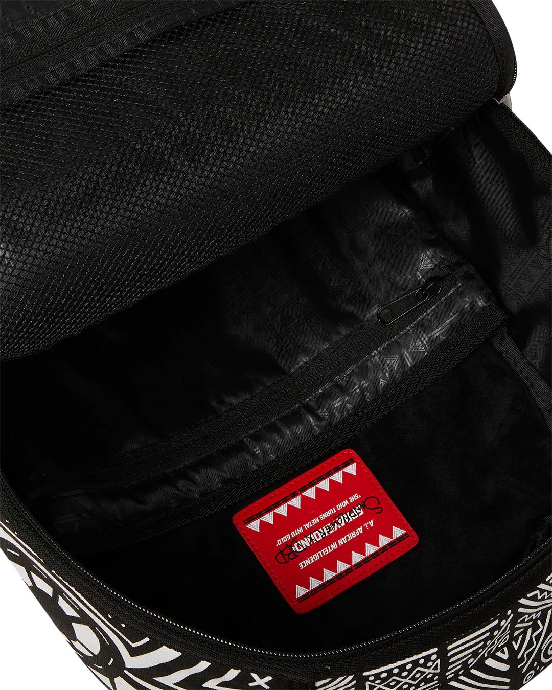 Sprayground A.I. AFRICAN INTELLIGENCE THE SKYHAWK BACKPACK - SANDFLOWER COLLAB