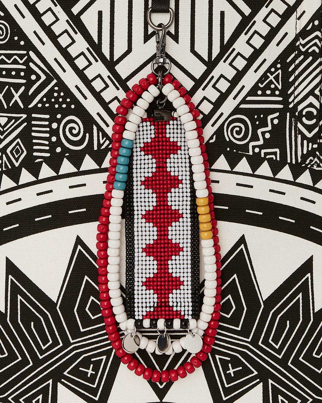 Sprayground A.I. AFRICAN INTELLIGENCE THE SKYHAWK BACKPACK - SANDFLOWER COLLAB
