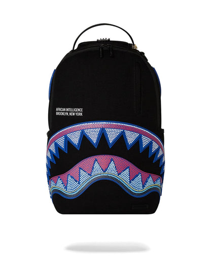 Sprayground A.I. AFRICAN INTELLIGENCE BORN AND RAISED BACKPACK - SANDFLOWER COLLAB