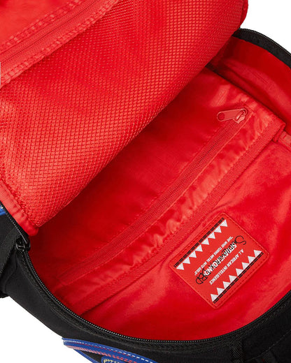 Sprayground A.I. AFRICAN INTELLIGENCE BORN AND RAISED BACKPACK - SANDFLOWER COLLAB