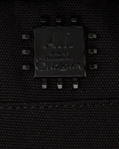 Sprayground A.I. AFRICAN INTELLIGENCE BORN AND RAISED BACKPACK - SANDFLOWER COLLAB