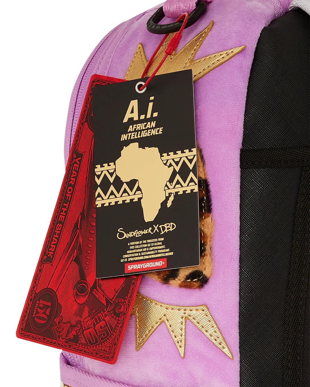 Sprayground A.I. AFRICAN INTELLIGENCE PARADIGM OF THE PYRAMID BACKPACK - SANDFLOWE