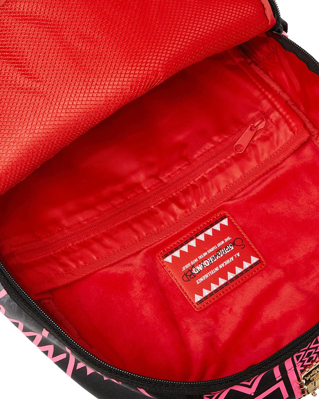 Sprayground A.I. AFRICAN INTELLIGENCE PRIDE AND POWER BACKPACK - SANDFLOWER COLLAB