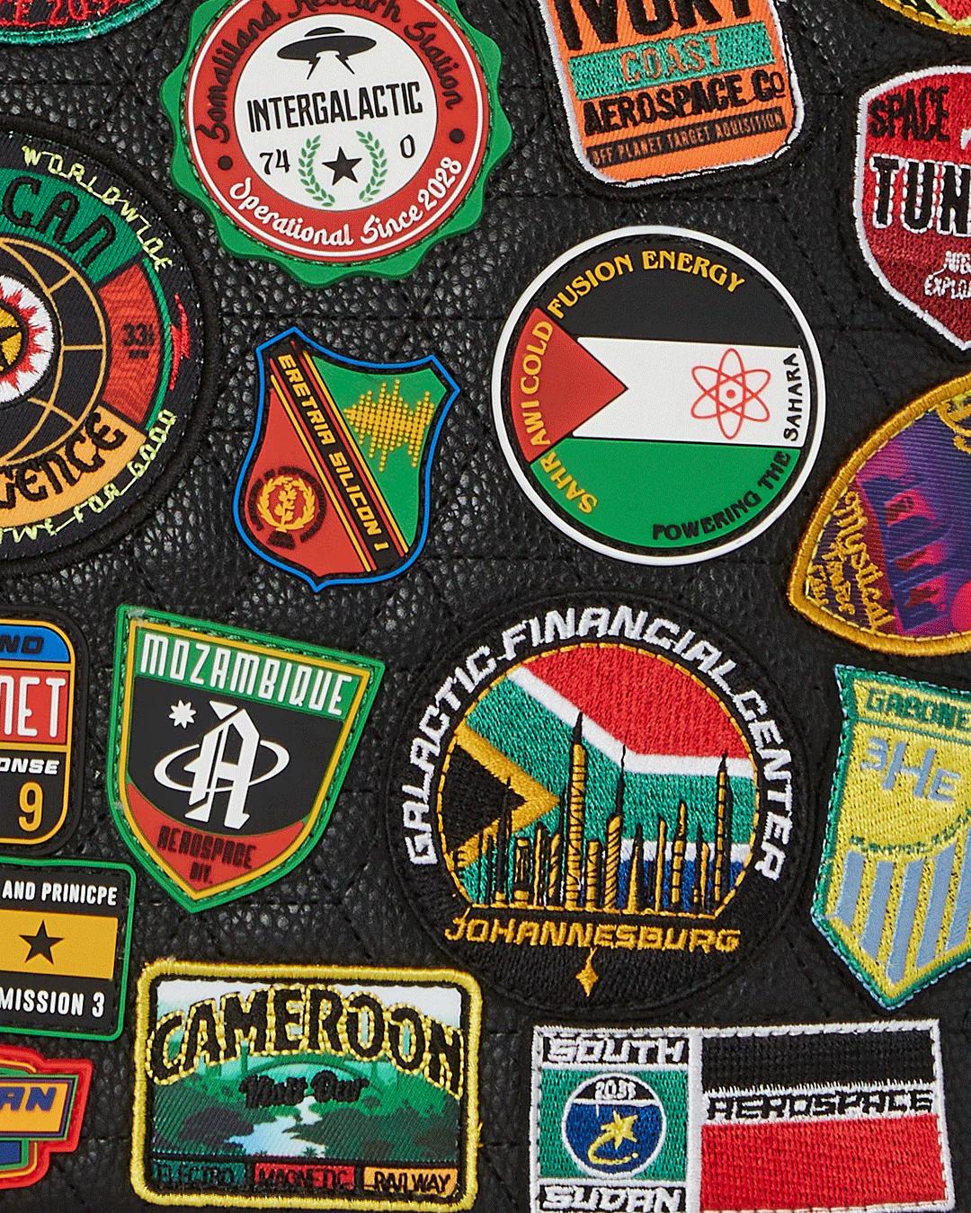 Sprayground A.I. THE 54 (PATCHES OF AFRICA) CARGO TOTE