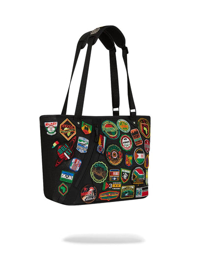 Sprayground A.I. THE 54 (PATCHES OF AFRICA) CARGO TOTE
