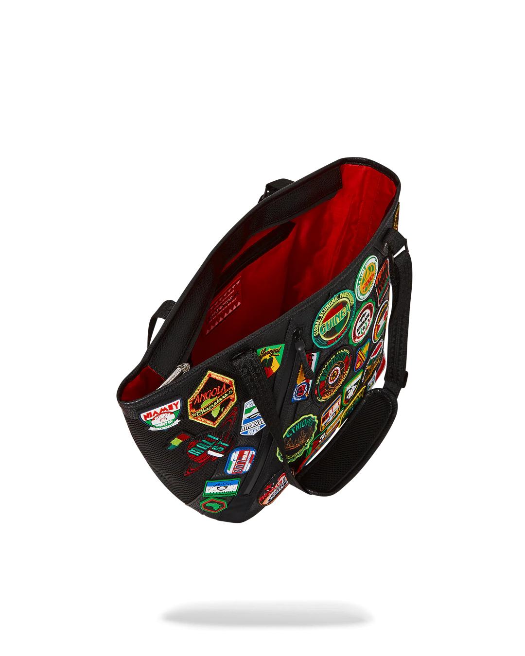 Sprayground A.I. THE 54 (PATCHES OF AFRICA) CARGO TOTE
