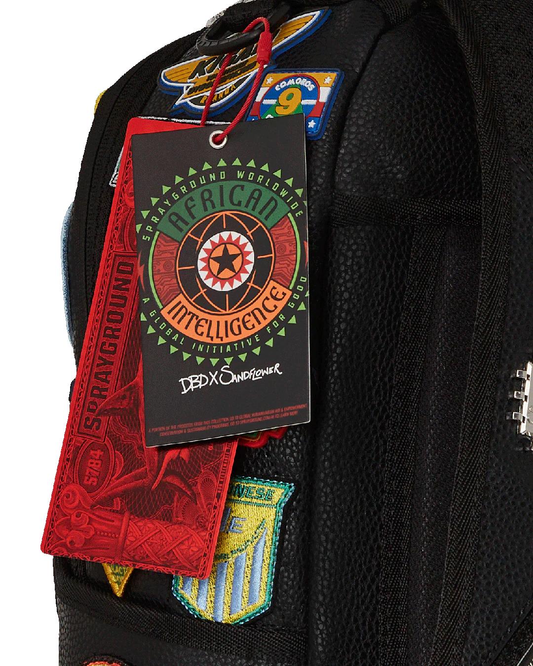 Sprayground A.I. THE 54 (PATCHES OF AFRICA) CARGO BACKPACK