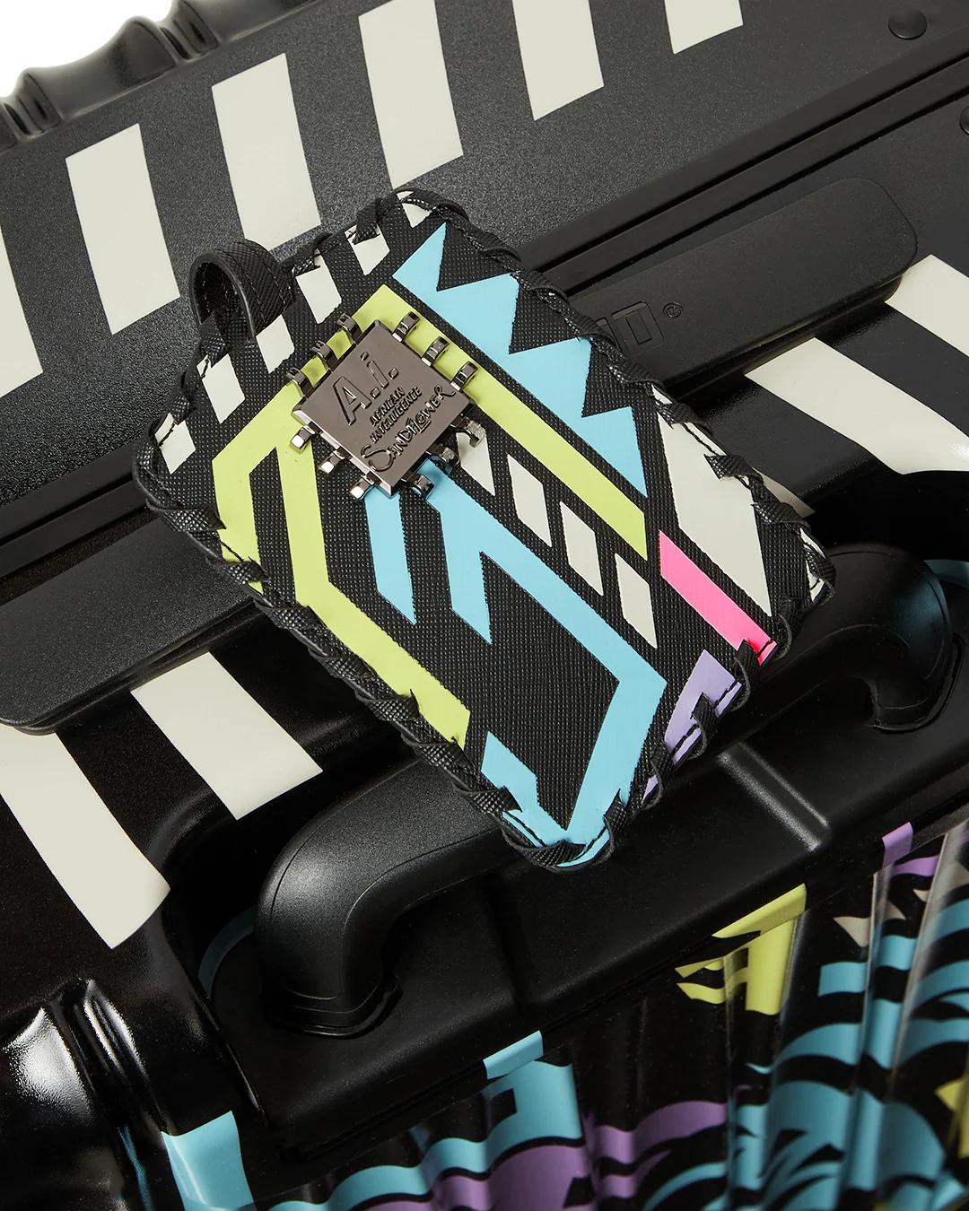 Sprayground A.I. PATH TO THE FUTURE III HARDSHELL CARRY-ON LUGGAGE - SANDFLOWER CO