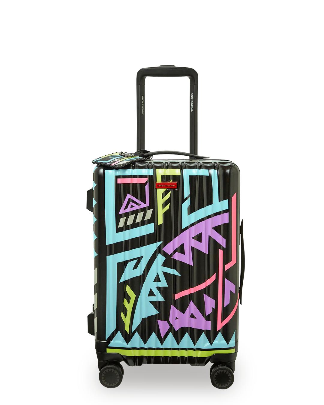 Sprayground A.I. PATH TO THE FUTURE III HARDSHELL CARRY-ON LUGGAGE - SANDFLOWER CO