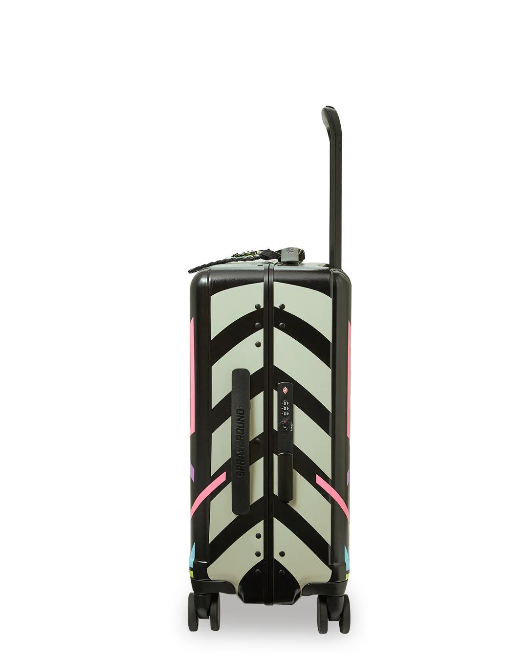 Sprayground A.I. PATH TO THE FUTURE III HARDSHELL CARRY-ON LUGGAGE - SANDFLOWER CO