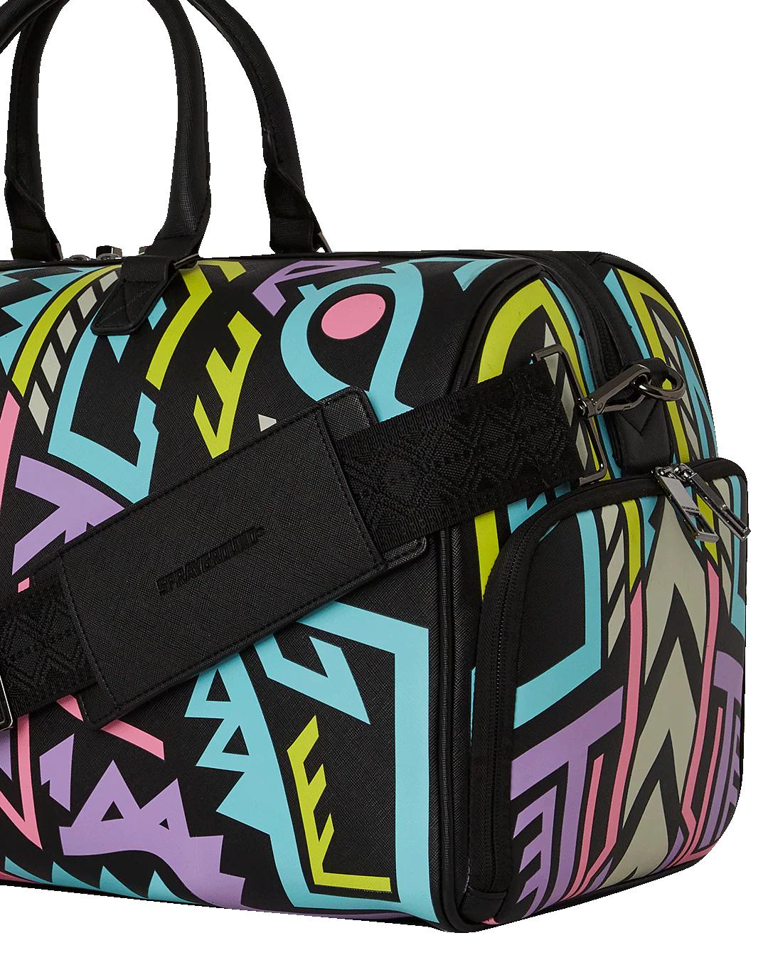 Sprayground A.I. PATH TO THE FUTURE III DUFFLE - SANDFLOWER COLLAB (GLOW IN THE DA