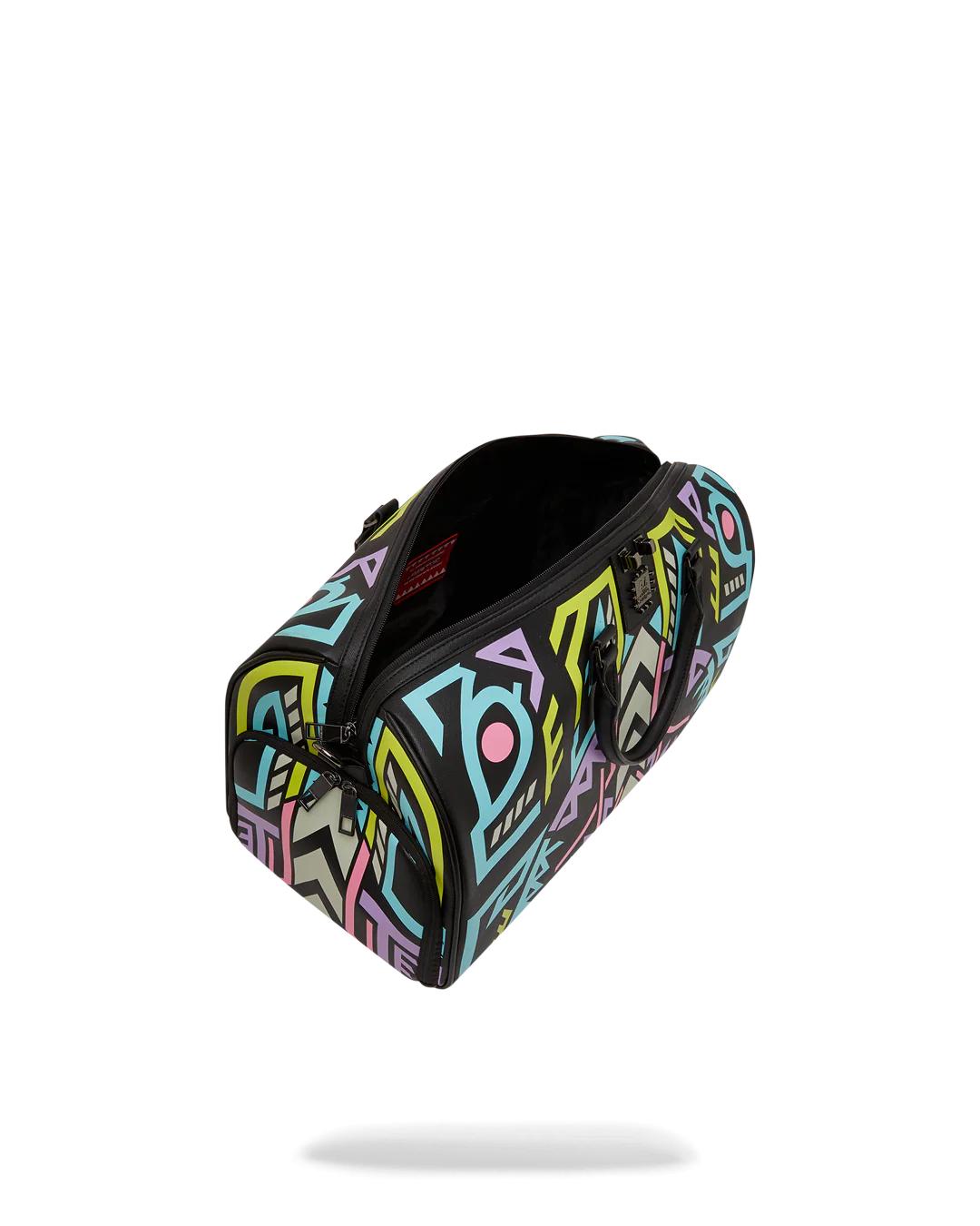 Sprayground A.I. PATH TO THE FUTURE III DUFFLE - SANDFLOWER COLLAB (GLOW IN THE DA