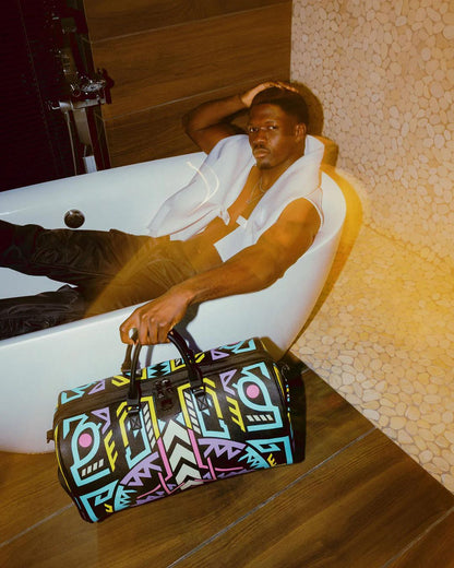 Sprayground A.I. PATH TO THE FUTURE III DUFFLE - SANDFLOWER COLLAB (GLOW IN THE DA