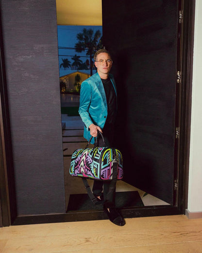 Sprayground A.I. PATH TO THE FUTURE III DUFFLE - SANDFLOWER COLLAB (GLOW IN THE DA