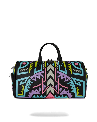 Sprayground A.I. PATH TO THE FUTURE III DUFFLE - SANDFLOWER COLLAB (GLOW IN THE DA