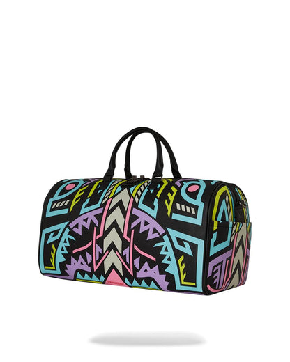 Sprayground A.I. PATH TO THE FUTURE III DUFFLE - SANDFLOWER COLLAB (GLOW IN THE DA