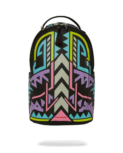 Sprayground A.I. PATH TO THE FUTURE III BACKPACK - SANDFLOWER COLLAB (GLOW IN THE