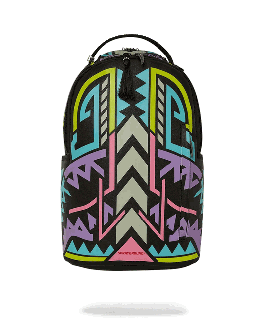 Sprayground A.I. PATH TO THE FUTURE III BACKPACK - SANDFLOWER COLLAB (GLOW IN THE