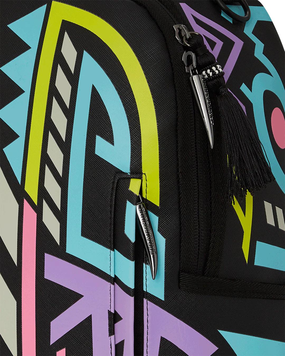 Sprayground A.I. PATH TO THE FUTURE III BACKPACK - SANDFLOWER COLLAB (GLOW IN THE