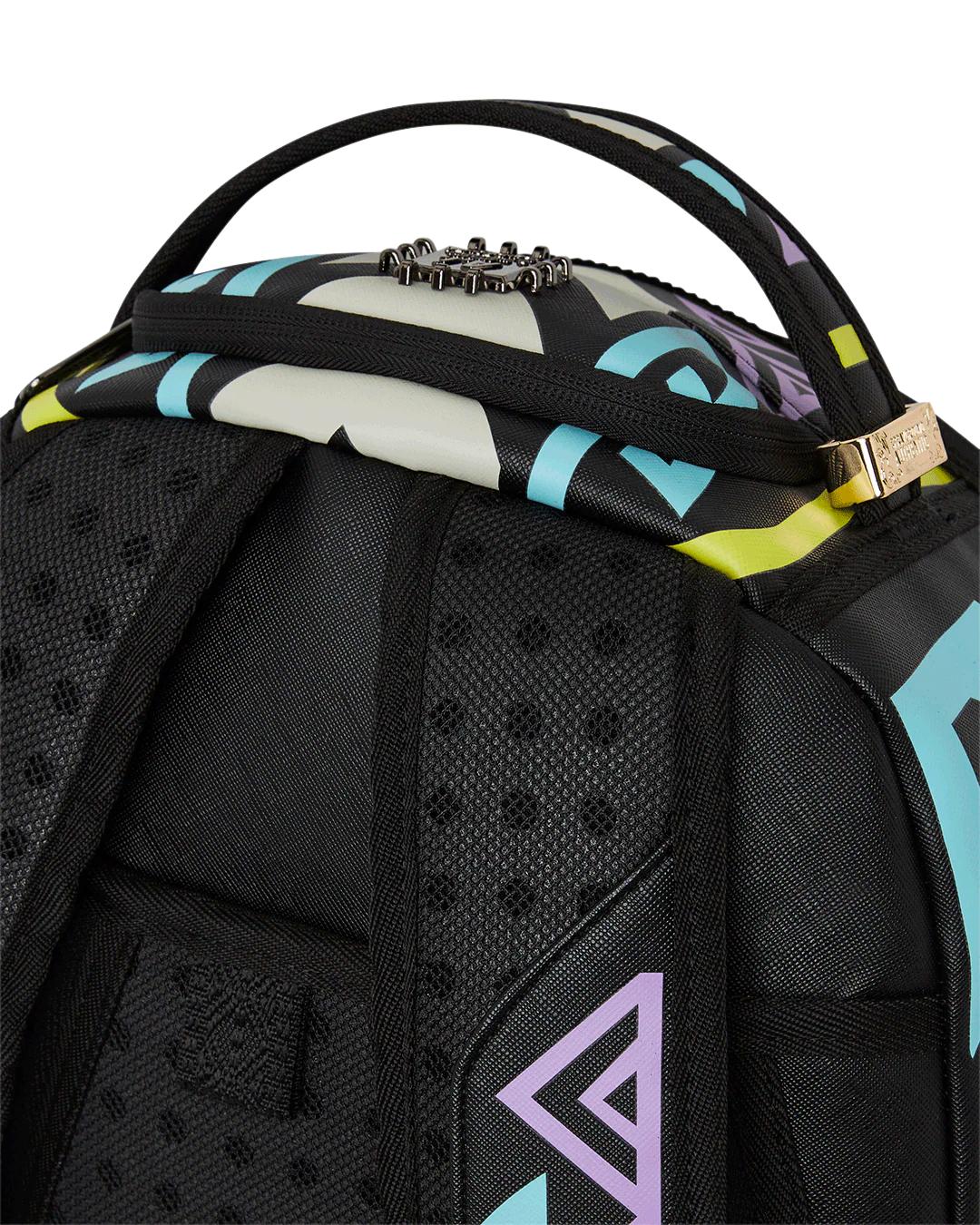 Sprayground A.I. PATH TO THE FUTURE III BACKPACK - SANDFLOWER COLLAB (GLOW IN THE