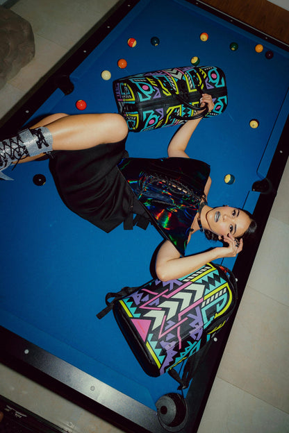 Sprayground A.I. PATH TO THE FUTURE III BACKPACK - SANDFLOWER COLLAB (GLOW IN THE