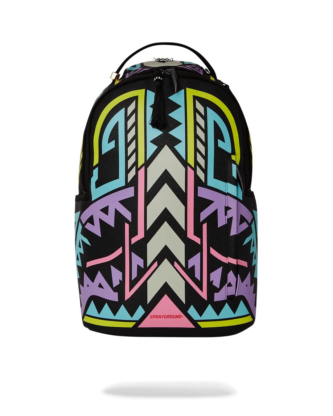 Sprayground A.I. PATH TO THE FUTURE III BACKPACK - SANDFLOWER COLLAB (GLOW IN THE