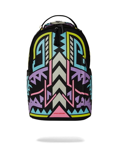 Sprayground A.I. PATH TO THE FUTURE III BACKPACK - SANDFLOWER COLLAB (GLOW IN THE