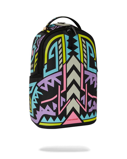 Sprayground A.I. PATH TO THE FUTURE III BACKPACK - SANDFLOWER COLLAB (GLOW IN THE