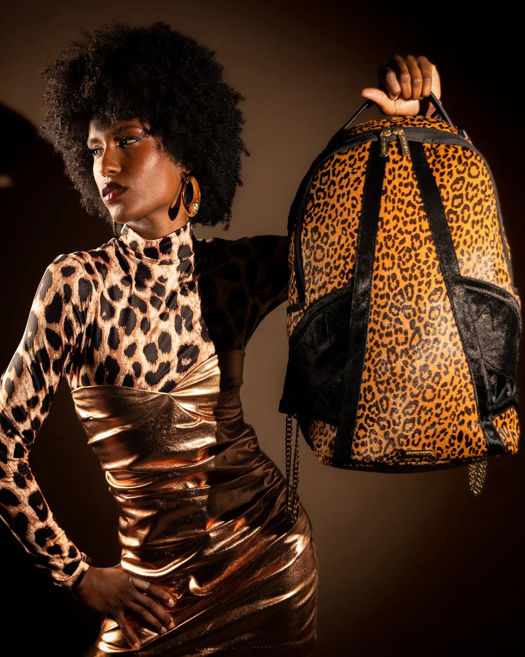 Sprayground AFRICAN INTELLIGENCE 9 COURAGE LIVES ON BACKPACK - SANDFLOWER COLLAB