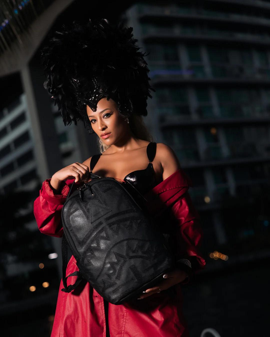 Sprayground AFRICAN INTELLIGENCE 9 APEX GENIUS BACKPACK - SANDFLOWER COLLAB