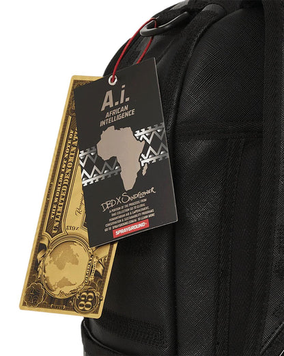 Sprayground AFRICAN INTELLIGENCE 9 APEX GENIUS BACKPACK - SANDFLOWER COLLAB