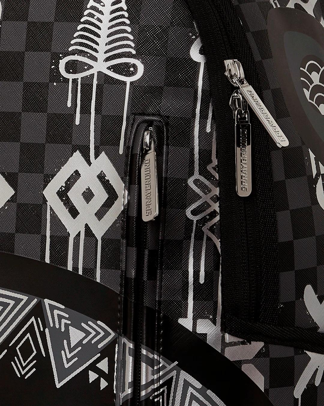 Sprayground AFRICAN INTELLIGENCE 9 POWER GLYPHICS BACKPACK - SANDFLOWER COLLAB