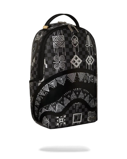 Sprayground AFRICAN INTELLIGENCE 9 POWER GLYPHICS BACKPACK - SANDFLOWER COLLAB