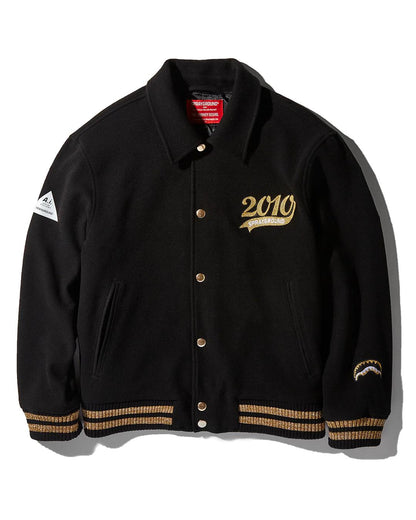 Sprayground A.I.9 AFRICAN INTELLIGENCE GUILDED LEOPARD - SANDFLOWER COLLAB VARSITY