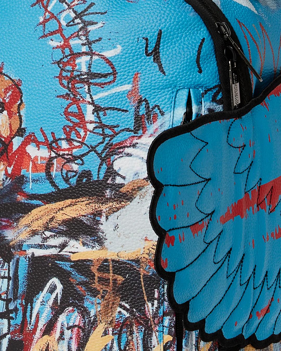 Sprayground OFFICIAL BASQUIAT UNTITLED (FALLEN ANGEL) 1981 WING BACKPACK (DLXV)