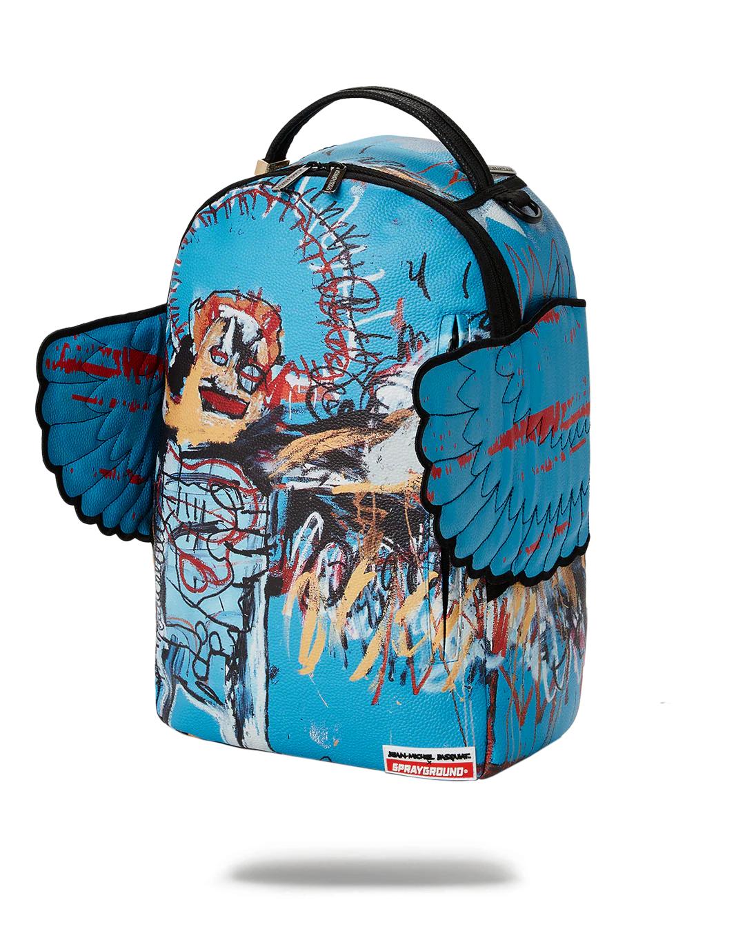 Sprayground OFFICIAL BASQUIAT UNTITLED (FALLEN ANGEL) 1981 WING BACKPACK (DLXV)