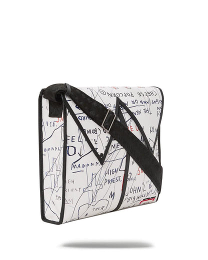 Sprayground OFFICIAL BASQUIAT UNTITLED (CHEESE POPCORN) 1983 SLING MESSENGER