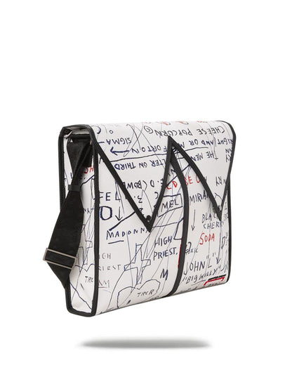 Sprayground OFFICIAL BASQUIAT UNTITLED (CHEESE POPCORN) 1983 SLING MESSENGER