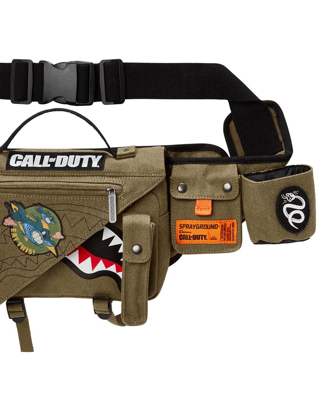 Sprayground CALL OF DUTY NEVER BACK DOWN CROSSBODY