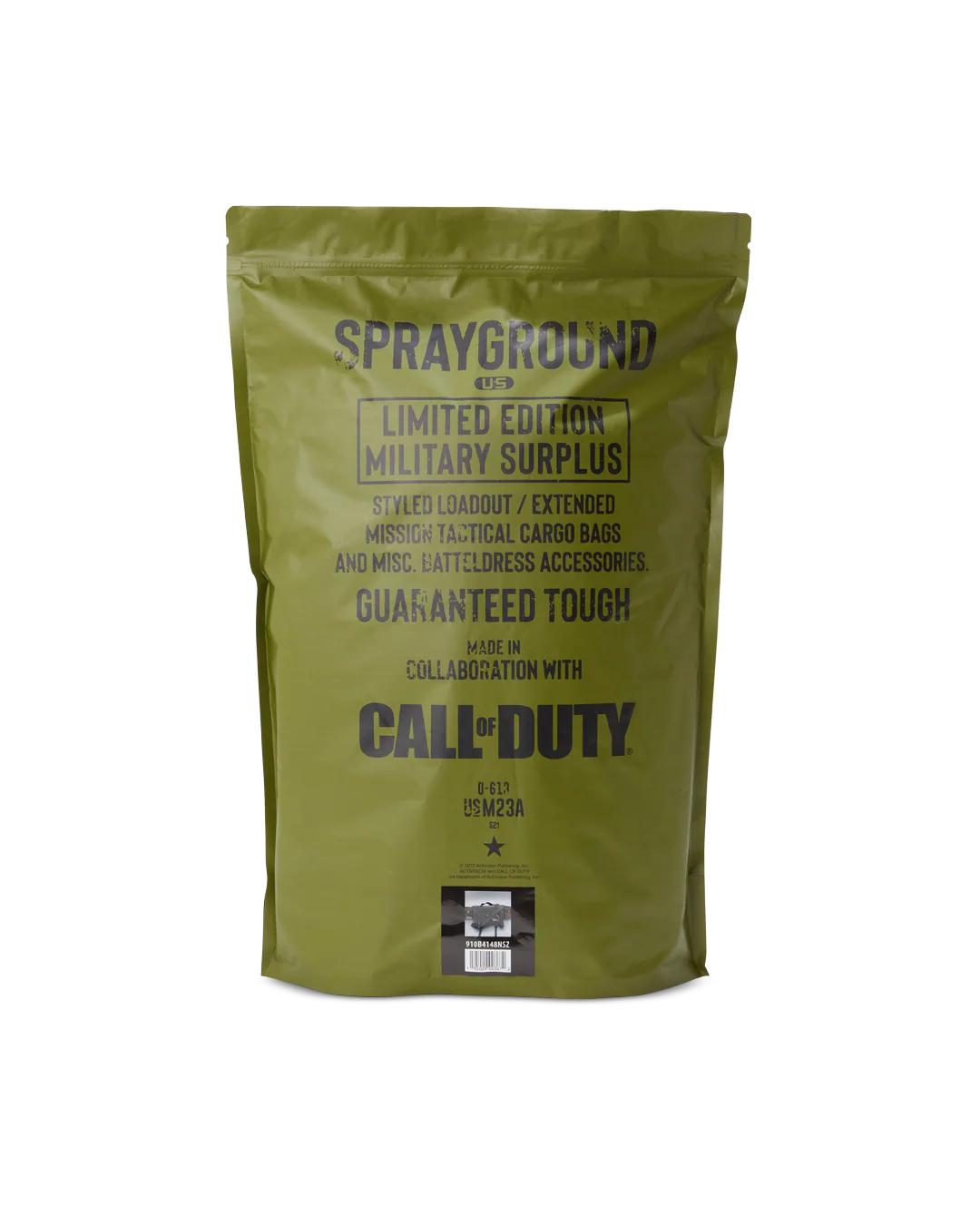 Sprayground CALL OF DUTY NEVER BACK DOWN CROSSBODY