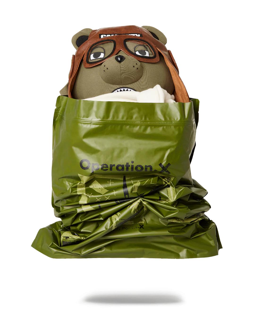 Sprayground CALL OF DUTY AVIATOR FEARLESS MONEYBEAR TEDDYBEAR BACKPACK